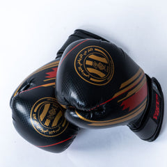 ESPÉRANCE SPORTIVE DE TUNIS BLACK BOXING GLOVES WITH RED AND YELLOW DETAILS