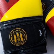 ESPÉRANCE SPORTIVE DE TUNIS BLACK BOXING GLOVES WITH RED AND YELLOW DETAILS