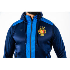 ESPÉRANCE SPORTIVE DE TUNIS WATERPROOF BLUE AND LIGHT BLUE POLYESTER VEST