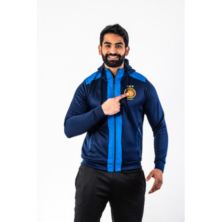 ESPÉRANCE SPORTIVE DE TUNIS WATERPROOF BLUE AND LIGHT BLUE POLYESTER VEST