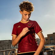 ESPERANCE SPORTIVE DE TUNIS RED AND GOLD JERSEY 2024-23 KAPPA KOMBAT KIDS