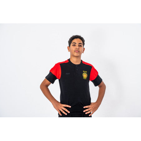 ESPERANCE SPORTIVE DE TUNIS POLO OFFICER 2-14 YEARS TWO BUTTONS