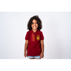 ESPERANCE SPORTIVE DE TUNIS POLO WITH OFFICIAL COLLAR 1/2 ZIP FOR AGES 2-14