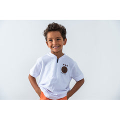 ESPERANCE SPORTIVE DE TUNIS POLO WITH OFFICIAL COLLAR 1/2 ZIP FOR AGES 2-14