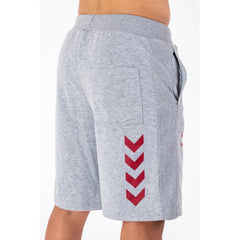 HUMMEL COTTON SHORTS IN BLACK/GREY