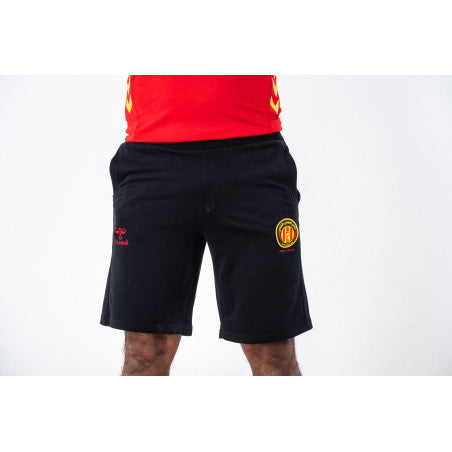 HUMMEL COTTON SHORTS IN BLACK/GREY