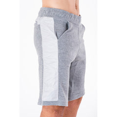 ESPÉRANCE SPORTIVE DE TUNIS GREY/BLACK/BLUE SHORTS WITH POLYESTER SIDE STRIPES