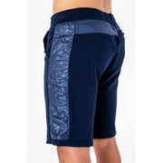 ESPÉRANCE SPORTIVE DE TUNIS GREY/BLACK/BLUE SHORTS WITH POLYESTER SIDE STRIPES