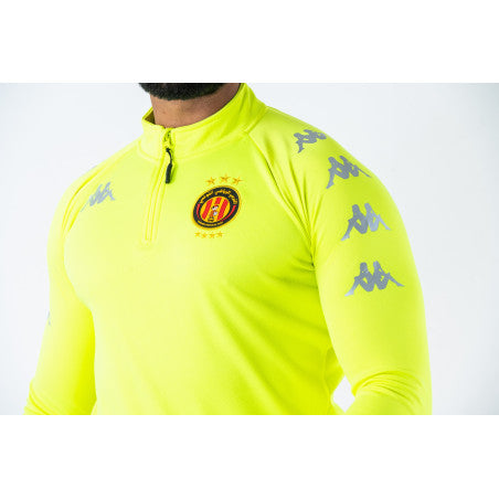 ESPERANCE SPORTIVE DE TUNIS SWEAT-SHIRT KAPPA 1/2 ZIP "FLUO"