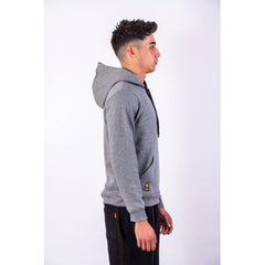 ESPERANCE SPORTIVE DE TUNIS RED, BLUE, AND GREY ESPÉRANCE HOODIE WITH BLACK MESH CENTRAL POUCH